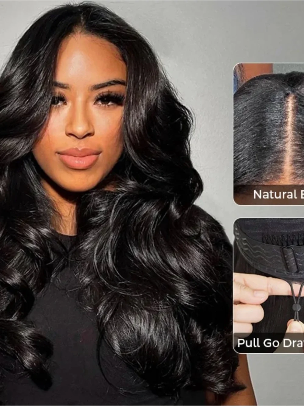 Luxurious Black Women’s Wavy Hair Extension